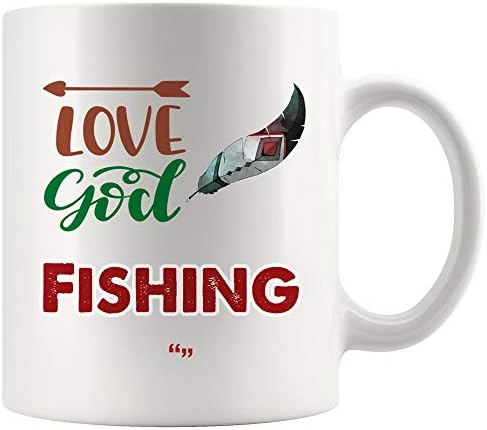 אהב אלוהים ספל דיג דיג קפה כוס קפה ספל תה מתנה | התפלל דת רעיון מתנה ישוע פישר דייגים דייגים דייגים דייגים דייגים מאהבים מצחיקים גברים